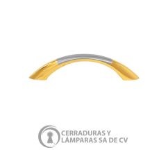 Jaladera 64Mm Oro C/Níquel