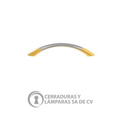 Jaladera 96Mm Oro C/Níquel