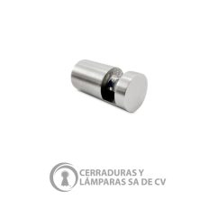 Soporte Gd Níquel Satinado P/Vidrio