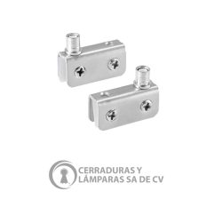 Bisagra P/Vidrio 40 X 13Mm Cromo