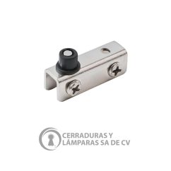 Bisagra P/Vidrio 40 X 13Mm Niquelado