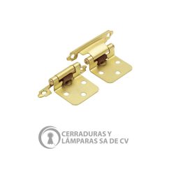 Bisagra Automática Fente Latón Brillante