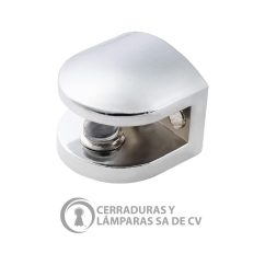 Soporte P/Cristal 7Mm Cromo