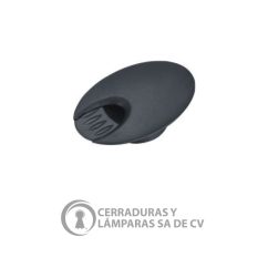 Pasacable Plástico Negro Pulido 60Mm