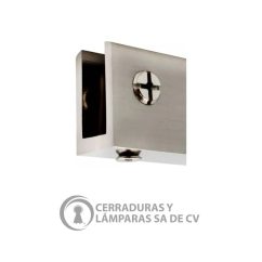 Clip Cromo P/Vidrio 8.6Mm