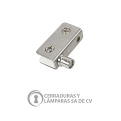 Bisagra Cromo P/Vidrio 8Mm