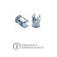 Soporte Cromo P/Vidrio 10.2G