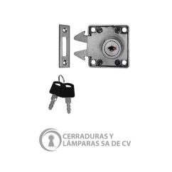 Chapa Ganchos Puerta Corrediza Cromada