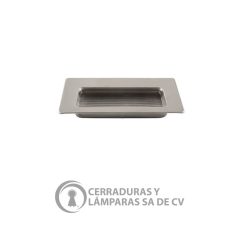 Jaladera D/Emb.Inox.Rectangular 80 X