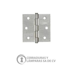 Bisagra Cuadrada 3 Niq.Sat C/T Cabeza Plana