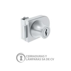 Chapa P/Puerta Batiente Vitrina Aparador Cromo