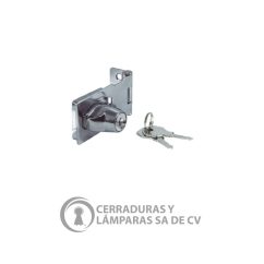Porta Candado Con Llave 65Mm Níquel Satinado