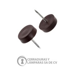 Resbalón Clavo Diámetro 20 X H5 X 17Mm Café