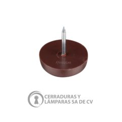 Resbalón Clavo Diámetro 22 X H5 X 17Mm Café