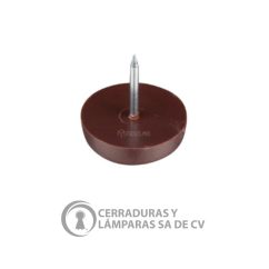 Resbalón Clavo Diámetro 25 X H5 X 20Mm Café