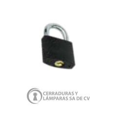 Candado Hierro 102Gc Rough Black