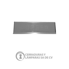 Tapa P/Buzon Aluminio Natural