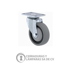 Rodaja Institucional 4 H2I Giratoria Rueda Tpr Balero