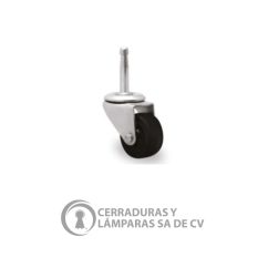 Rodaja Estandar 1 5/8 Madera Rueda Hule Buje Galvanizado