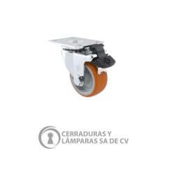 Rodaja Estandar 2 Placa Freno Rueda Hule Termoplástico Buje Naranja