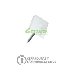 Resbalón Recta.Plast.Bco.