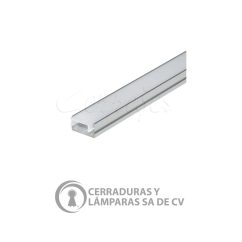Perfil Sobrepuesto Alum 15X8Mm L2500Mm C