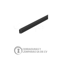 Tubo Oval Aluminio Negro 15X29.5Mm 3M