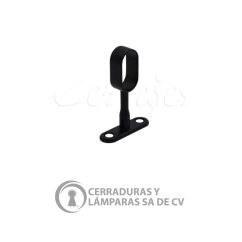 Brida Central Negro Mate Fijación A Techo