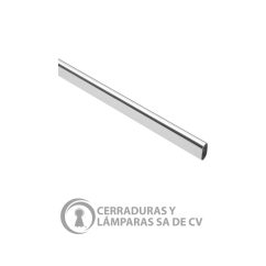 Tubo Cromado Oval Tramo De 6 Metros
