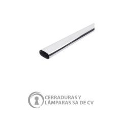 Tubo Oval Galvanizado Doblado 1 X 1M