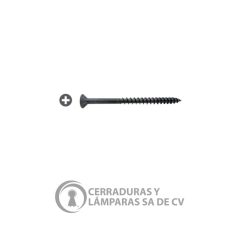 Tornillo 6X2 Negro C/Cruz