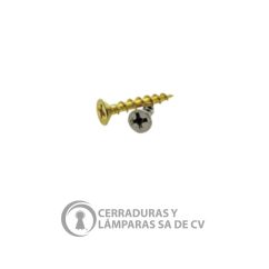 Tornillo 8X1 Niquelado C/Cruz