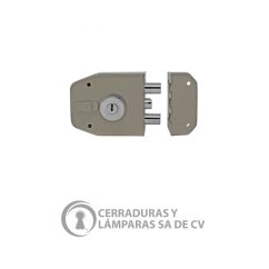 Cerradura 2 Pasadores Y Resbalón Texturizada