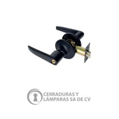 Cerradura Cmd Moderna Baño Negro Mate