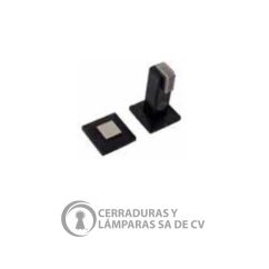 Tope Elegante Yale Cuadrado Blister Negra