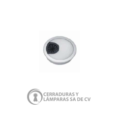 Pasacable Plástico Cromo Satinado 60Mm