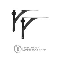 Soporte P/Repisa Negro