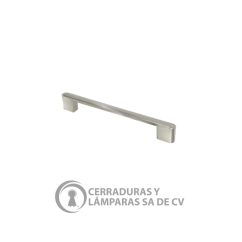 Jaladera Aluminio 128Mm Niquel Cepillado