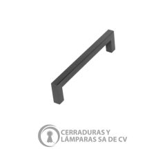 Jaladera Aluminio 128-138Mm Negro Mate