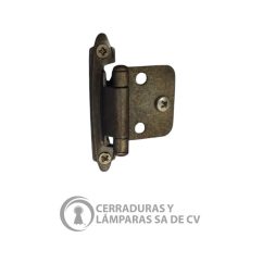 Bisagra Automática Frente Latón Antiguo