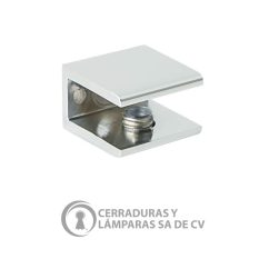 Soporte P/Cristal 12Mm Cromo Pulido