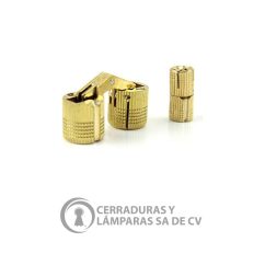 Bisagra Oculta 12 Mm Dorado