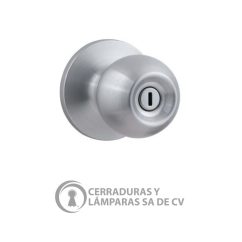 Cerradura Bola P/Baño Níquel Satinado