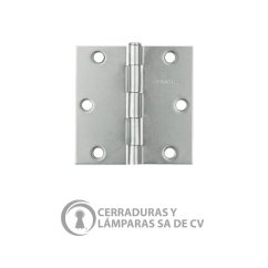 Bisagra 3 Acero S/Tornillo