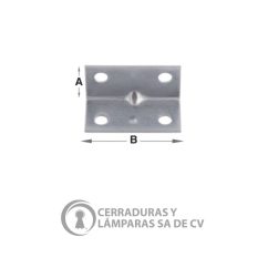 Esquinero De Unión 2-12X34 Galvanizado