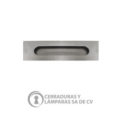 Jaladera Emb.Cen.Oval.Inox.Rectangular 150 X