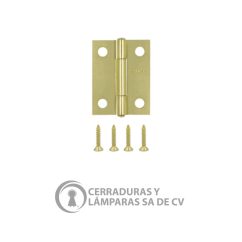 Bisagra 2X1.6 Latón C/T