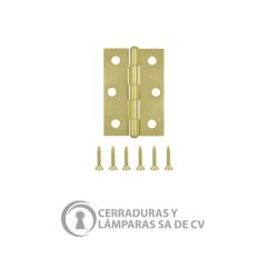 Bisagra 2.5X1.75 Latón C/T