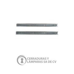 Corredera De Extensión 45Mm X 45Cm Galvanizada