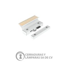 Jaladera C/Chapa Interior Económica 12Cm Blanca